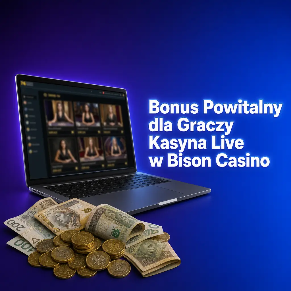 Bonus powitalny dla graczy kasyna live w Bison Casino