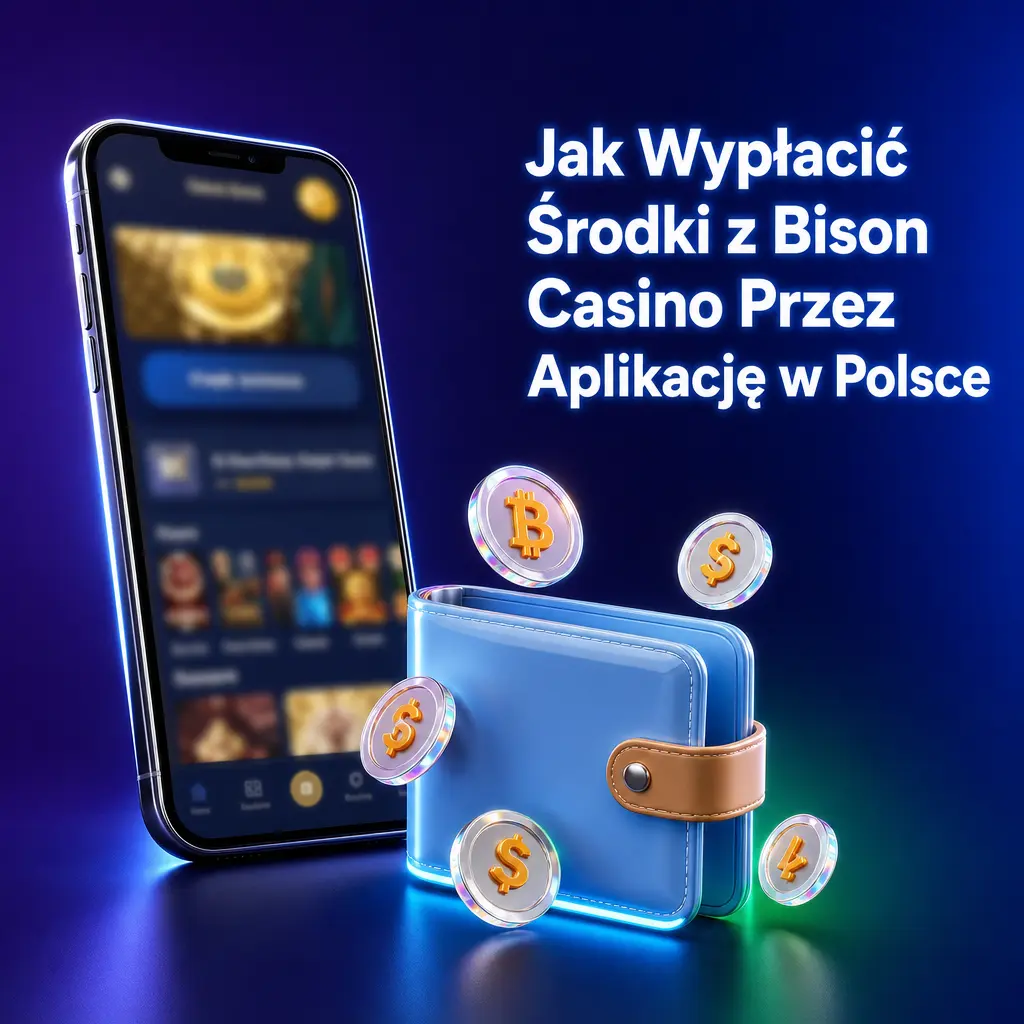 Wypłata środków z Bison Casino przez aplikację mobilną