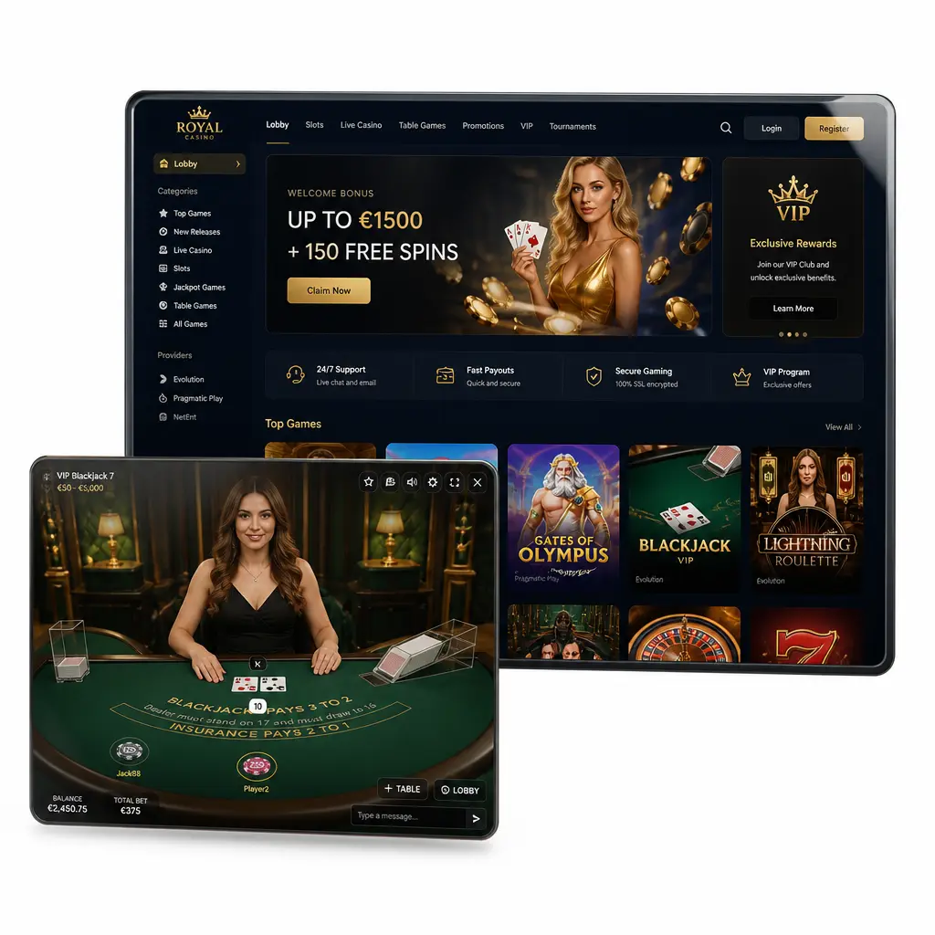 Kasyno Live Bison Casino - stoły z krupierem na żywo