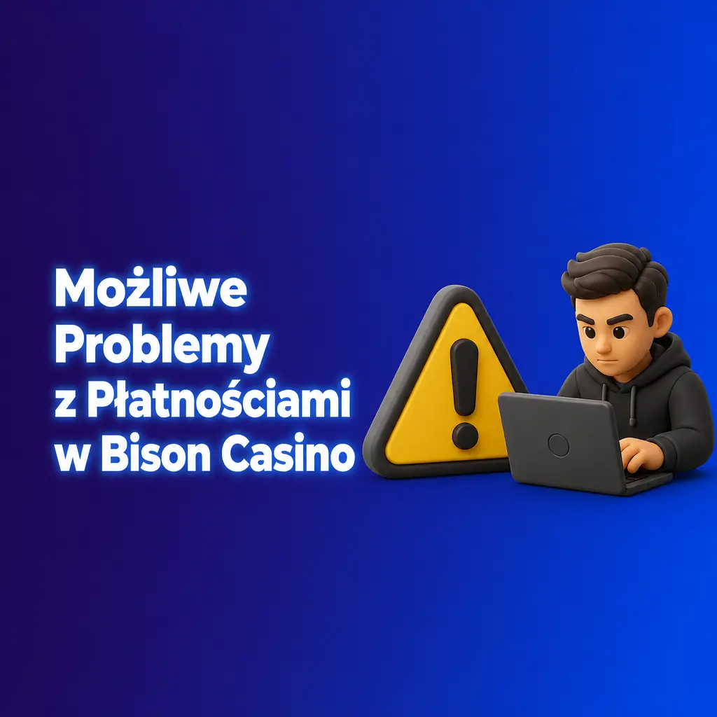 Ekran kasjera Bison Casino z historią transakcji
