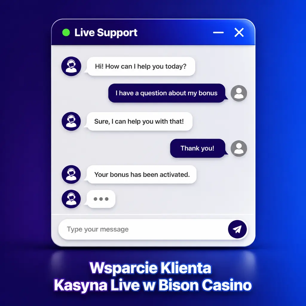 Zespół obsługi klienta Bison Casino