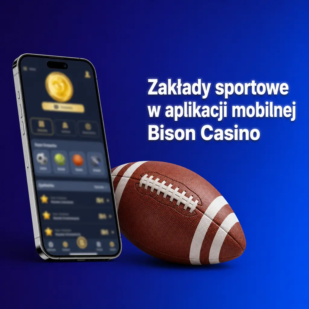 Zakłady sportowe w aplikacji mobilnej Bison Casino